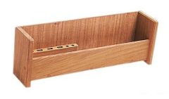 Porta strumenti teak 435x100x150 mm 