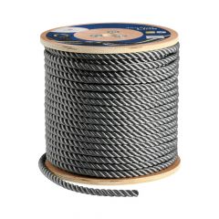 3-strand line grey 10 mm