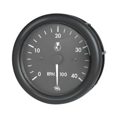 Guardian Rpm counter diesel black with hourmeter 12 V