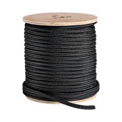 Double braid black 6 mm