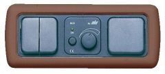 Cornice tripla marrone 
