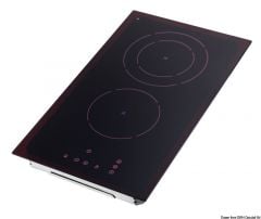 Touch control glass ceramic hob unit