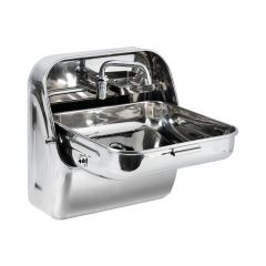 Stainless steel wall foldable sink