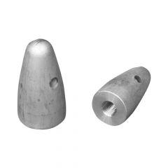 Zinc ogive for propeller diameter 35/40 mm