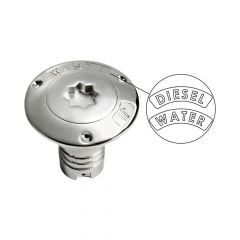 Water deck filler Aisi 316 38 mm