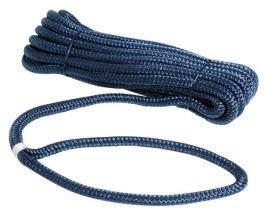 Mooring line with eye navy blue 10 mm x 6 m
