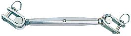 Turnbuckle with 2 articulated jaws Aisi 316 6 mm