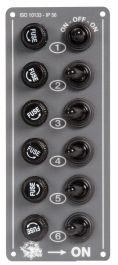 Electric control panel 6 switches