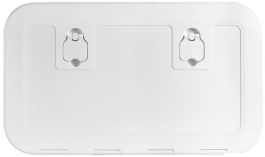 White flush inspection hatch 600 x 350 mm