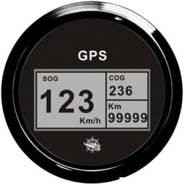 Speedometer compass mile counter Gps black/black