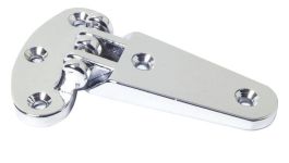 Chromed brass hatch hinge 96x59 mm