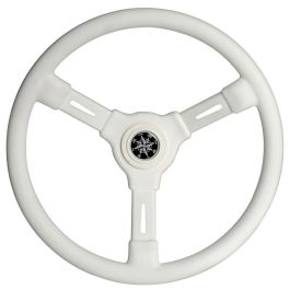 3-spoke steering wheel white 355 mm