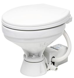 Electric toilet unit big plastic seat 24 V