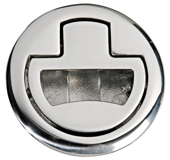 Standard flush pull latch AISI316 without lock Osculati