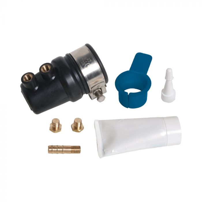Rubber stuffing box diameter 50 mm with hose adaptor Osculati