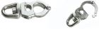 Moschettone inox grilletto mm 85 