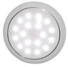 Plafoniera LED senza incasso Day/Night cromata