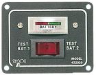 Pannellino tester per 2 batterie 