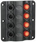 Pannello elettrico Wave 4 interruttori 