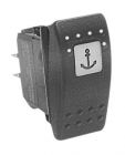 Interruttore (ON)-OFF-(ON) 12 V 