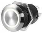 Interruttore FLAT inox ON-OFF 12 V rosso 20A