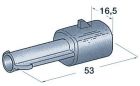 Connettore stagno maschio 1 polo