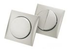 Interruttore doppio bianco/bianco 