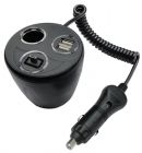 Prolunga e presa corrente con doppio USB con micro USB