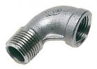 Gomito maschio/femmina inox 3/8" 