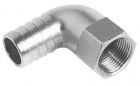 Portagomma femmina 1" x 30 mm in acciaio inox