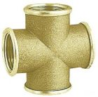 Raccordo croce ottone femmina 1/2" 