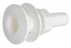 Scarico a mare plastica bianca 3/4"