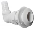 Scarico mare plastica 90°  1" x 25 mm 