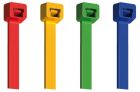 Fascette colorate 3,5X200 mm gialle 