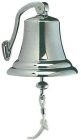 Campana ottone cromato 175 mm 