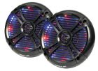 2-way speakers with Rgb programm.LEDs 6.5 black