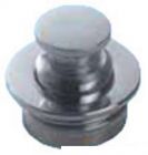 Pomello ottone cromato mm 16 