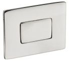 Pomolo con ghiera tipo rectangular in ABS cromato