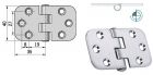 Cerniera inox 70x40 mm rovesciata