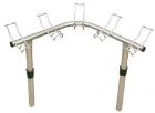 Reggicanne inox 5 posti 