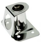 Base candeliere inox 4° 25 mm