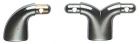 Terminale ottone cromato 30x30 mm 