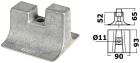 Anodo alluminio Yamaha 300/350 HP 