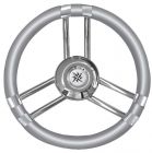 Volante C inox/grigio 350 mm