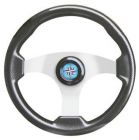 Volante Technic argento/carbonio 