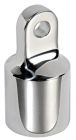 Cappuccio terminale inox 22 mm
