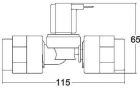 Elettrovalvola Tecma plastica 12 V 