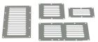Griglia areazione inox 67 x 127 mm 