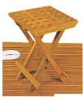 Sgabello teak 30x30x45 cm