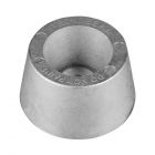 Aluminium circular anode single-bolt mounting